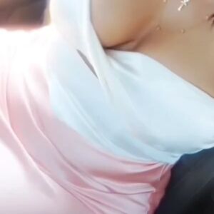 Pink Peach Satin A-Line Skirt